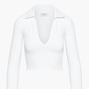 Aritzia Contour Polo Long Sleeve